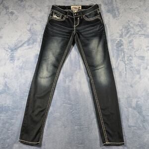 NWOT Hydraulic Gramercy Jeans Women 6R Low Rise Slim Bootcut Dark Wash Stretch
